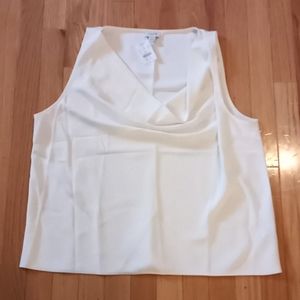 2/20 NWT J Crew cowl neck blouse sz. L